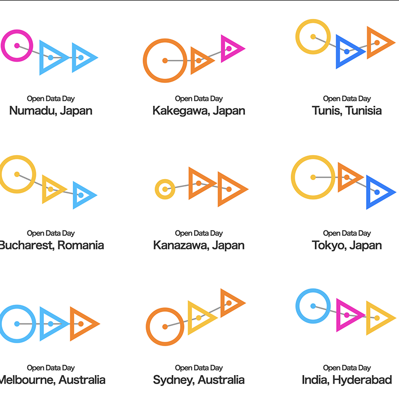 Featured image of post Open Data Day 公式ジェネラティブ・ロゴ